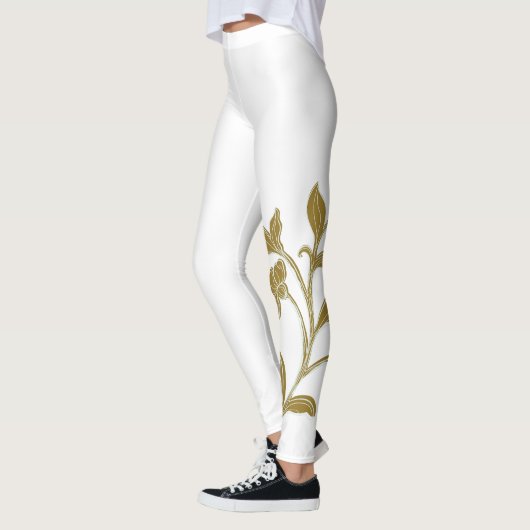Leggings Gold Floral (Gauche)