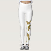 Leggings Gold Floral (Devant)