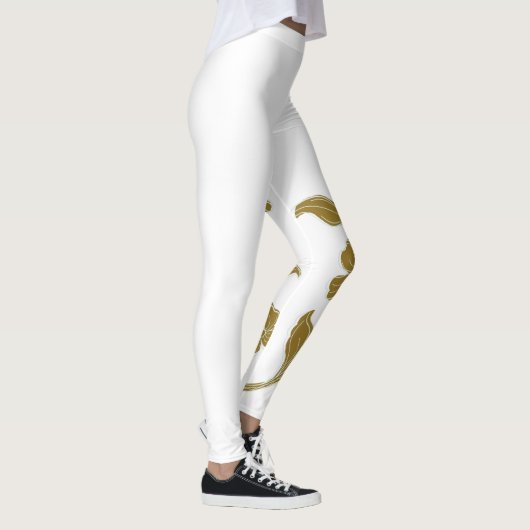 Leggings Gold Floral (Droite)