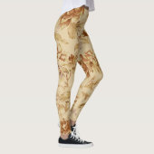 Leggings Gold Floral Populaire (Droite)