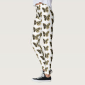 Leggings Gold flower Butterfly with Black Orchid (Gauche)