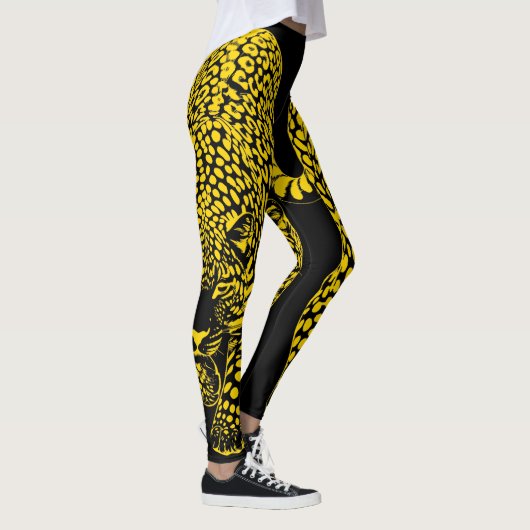 Leggings gold Leopard Print (Droite)