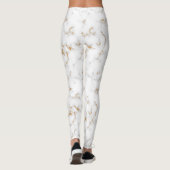 Leggings Gold & Marbre blanc (Dos)