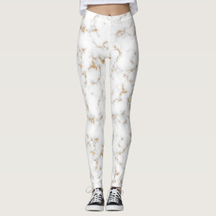 Leggings Gold & Marbre blanc
