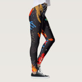Leggings Gold Orange Tropical Summer Ocean Underwater (Droite)