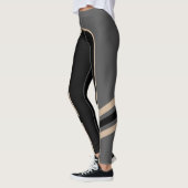 Leggings Gold/Platinum/Black Side Band (Gauche)