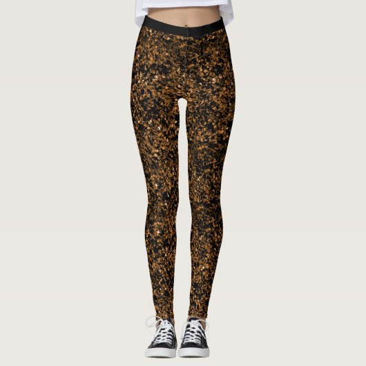 Leggings Gold Sparkle (Devant)