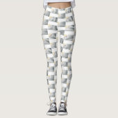Leggings Gold Stars Silver Stripes (Devant)
