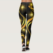 Leggings Gold Streak Midnight (Dos)