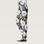 Leggings Golden Baroque : Floral Chain Texture (Gauche)