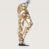 Leggings Golden Baroque : Luxueux Design Ornament. (Droite)