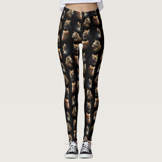 Leggings Golden Cats (Devant)