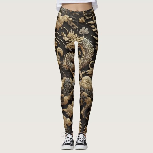 Leggings Golden Dragon Elegance Leging (Devant)