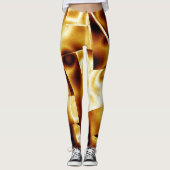 Leggings Golden Glam Bronze Moderne Chic (Devant)