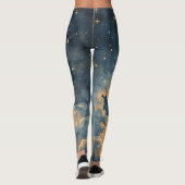 Leggings Golden Twilight Sky Céleste Activewear (Dos)
