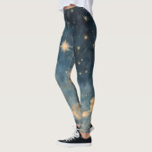 Leggings Golden Twilight Sky Céleste Activewear (Gauche)