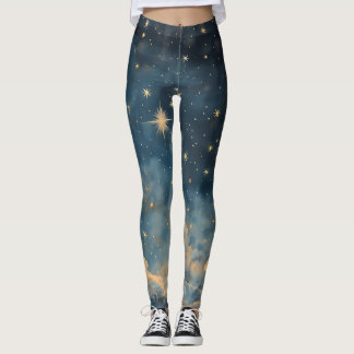 Leggings Golden Twilight Sky Céleste Activewear