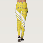 Leggings Golden Yellow Polka Dot (Dos)