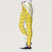 Leggings Golden Yellow Polka Dot (Gauche)