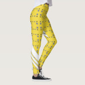 Leggings Golden Yellow Polka Dot (Droite)