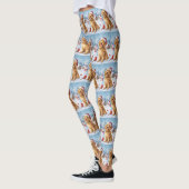 Leggings Goldendoodle Winter Wonderland Christmas Joy (Gauche)