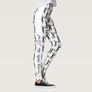 Leggings GOLFER CHRÉTIEN Personnalisé Swing To The Lord