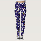 Leggings Golfer Golf Balls et Motif Tee - shirt (Devant)