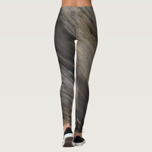 Leggings Golfs et noirs (Dos)