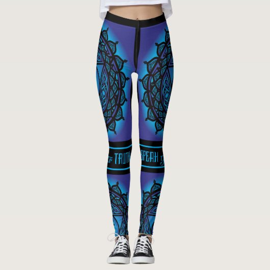 Leggings Gorge tribale celtique Chakra (Devant)
