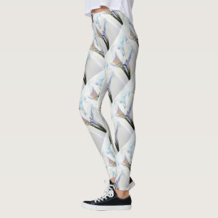 LEGGINGS GORGEUSE CALLA BLANCHE MENSONT LÉGUMES FLORAUX