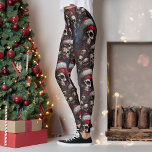 Leggings Gothique Crânes foncées Chapeaux de Noël Gothmas N<br><div class="desc">Entrez dans l'esprit festif avec nos crânes de Noël gothiques à Santa Hats - Leggings rouges et noirs, ajoutant une touche unique à vos séances de yoga. Ces leggings allient habilement style gothique et alternatif à l'ambiance traditionnelle des vacances, insufflant de la créativité dans votre garde-robe d'entraînement. Que vous soyez...</div>