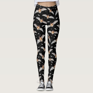 Leggings Gothique Halloween Vampire chauves-souris Goth Dép