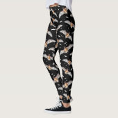 Leggings Gothique Halloween Vampire chauves-souris Goth Dép (Gauche)