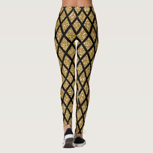 Leggings goudglitter (Achterkant)