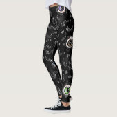 Leggings Goutte Effrayante de Balle Oculaire Halloween (Gauche)