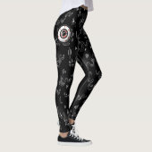 Leggings Goutte Effrayante de Balle Oculaire Halloween (Droite)