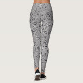 Leggings gouttelettes d'eau gris (Dos)