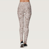 Leggings gouttelettes d'eau Sepia (Dos)