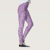 Leggings gouttelettes d'eau violette (Droite)