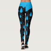 Leggings Gouttes de pluie négatives (Dos)
