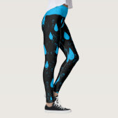 Leggings Gouttes de pluie négatives (Droite)