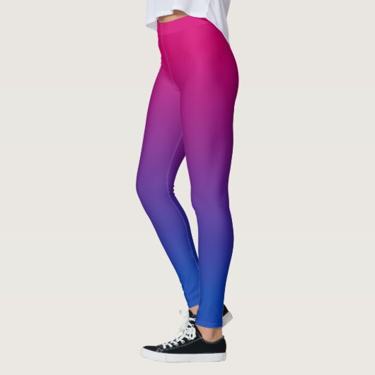 Leggings Gradient bisexuel de drapeau (Gauche)