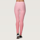 Leggings Gradient de corail rose pâle (Dos)