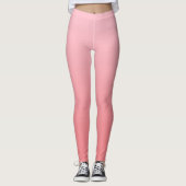Leggings Gradient de corail rose pâle (Devant)