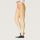 Leggings Gradient de couleur jaune clair et orange (Gauche)