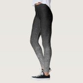 Leggings Gradient de Parties scintillant noir et argent per (Gauche)