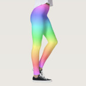 Leggings Gradient en pastel d'arc-en-ciel (Droite)