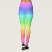 Leggings Gradient en pastel d'arc-en-ciel (Dos)