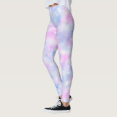 Leggings Gradient esthétique Nuages pastel (Gauche)