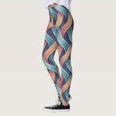 Leggings Gradient Flow Illusion | Seamless Abstract 3D (Gauche)